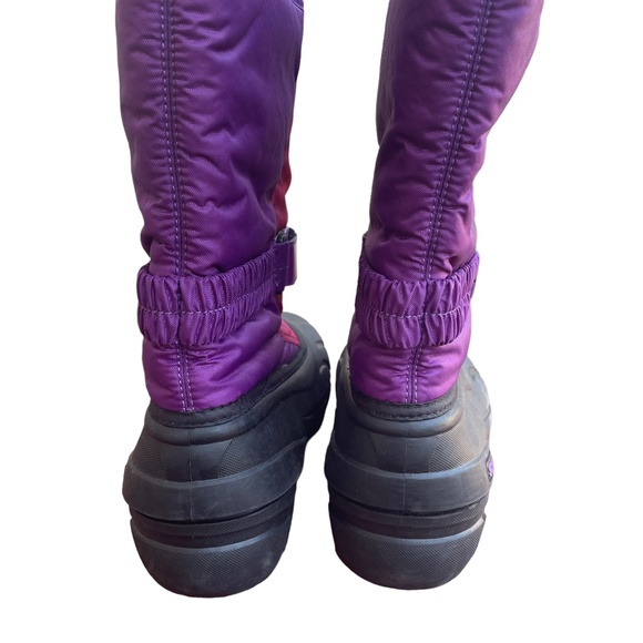 Sorel x Disney Frozen 2 Youth Flurry Snow Boots Sz 7 - Picture 8 of 11